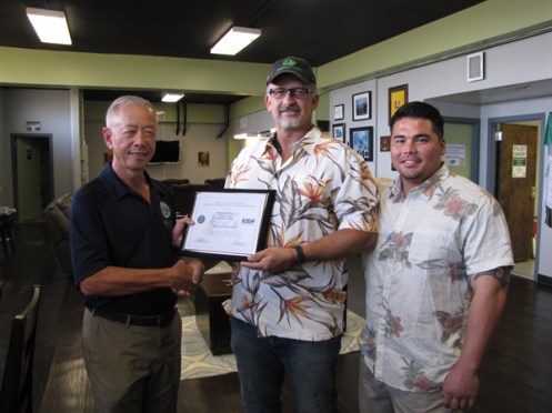 L-R: Robert Lee, Reginald Perry and Jaris Flora