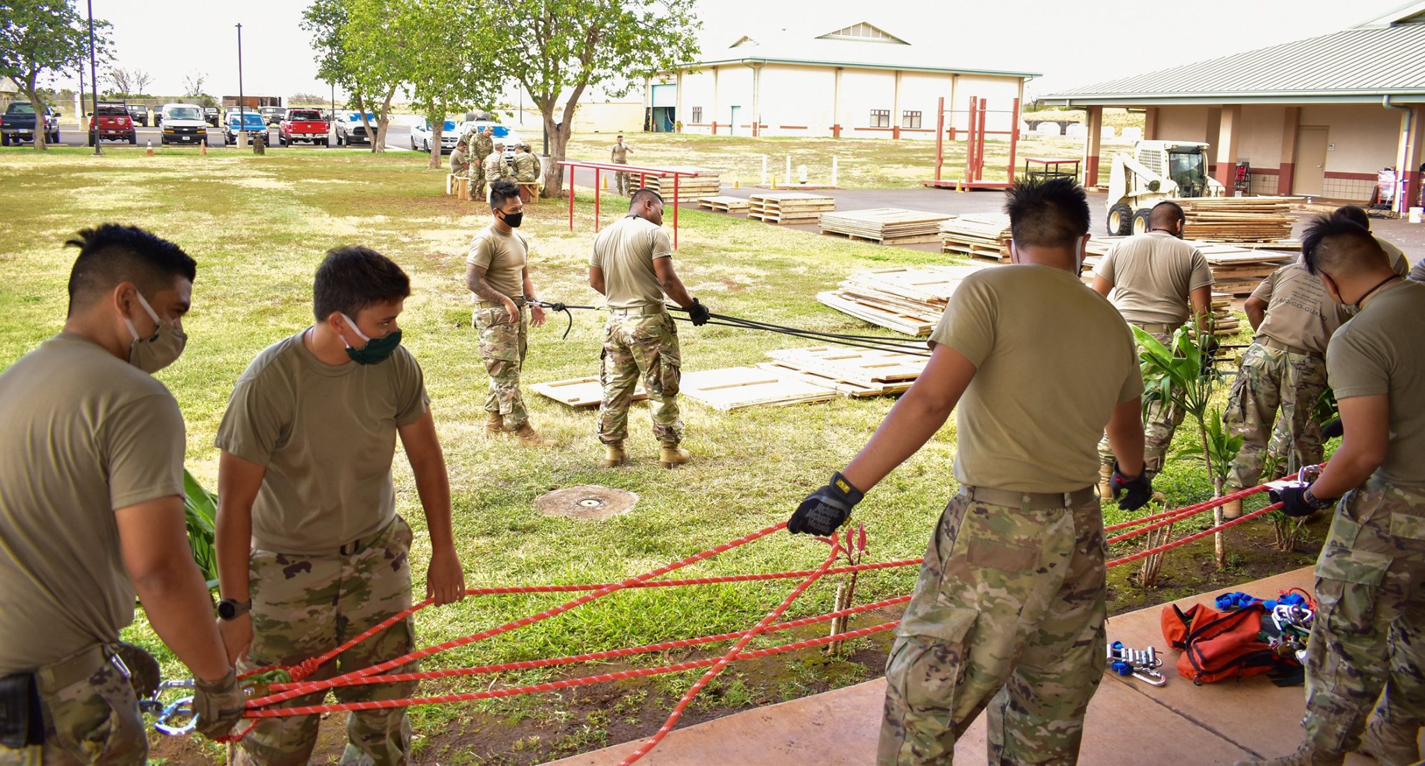 230th Engineer Company conduct ropes refresher training | Retiree News
