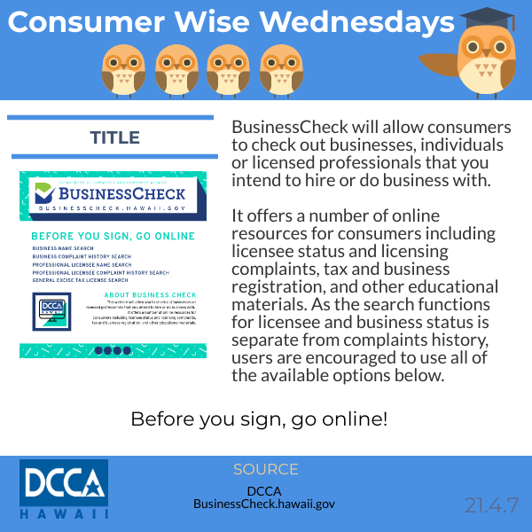 Use BusinessCheck to Check Businesses | Retiree News